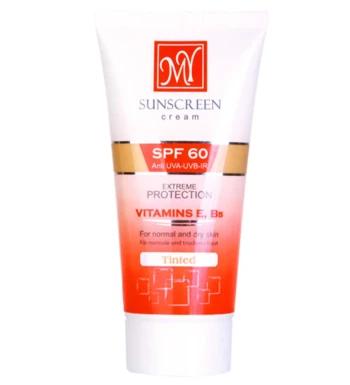 کرم محافظ آفتاب SPF 60 کرم پودری رنگی مای