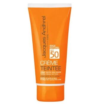 کرم ضد آفتاب پوست چرب و مستعد آکنه SPF50  ( بژ طبیعی )ژاک آندرل