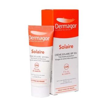 ضد آفتاب بی رنگ درماگور SPF50 حجم ۴۰ml