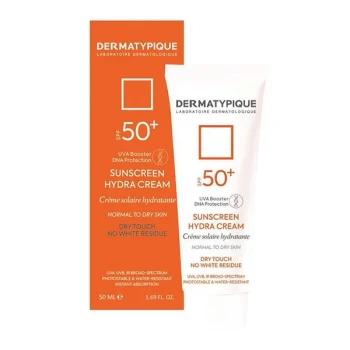ضد آفتاب بی رنگ پوست خشک SPF50 درماتیپیک 50 میلی لیتر