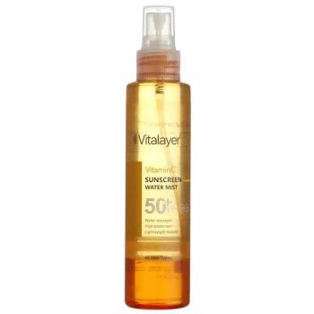 اسپری ضد آفتاب ویتامین C SPF 50 ویتالیر 150 میلی لیتر