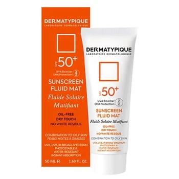 ضد آفتاب بی‌رنگ فاقد چربی +SPF50 درماتیپیک