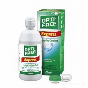 محلول شستشوی لنز اپتی فری مدل Opti Free Express حجم 120 میلی لیتر