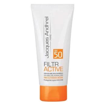 کرم ضد آفتاب ژاک آندرل پاریس بی رنگ SPF50 پوست خشک و معمولی