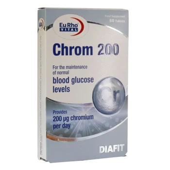 قرص کروم یوروویتال  Chrom 200 بسته 60 عددی