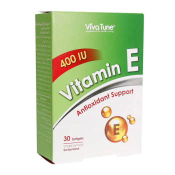 کپسول نرم ژلاتینی ویتامین E 400 واحد ویواتیون 30 عدد