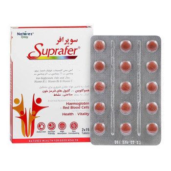 قرص سوپرافر نیچرز اونلی 30 عدد