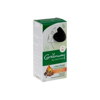 کیت رنگ مو گرین وی شماره 1 حجم 50 میلی لیتر رنگ مشکی
