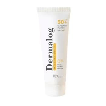 کرم ضد آفتاب بی رنگ فاقد چربی درمالوگ SPF50