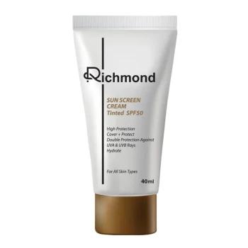 کرم ضد آفتاب رنگی SPF50 ریچموند 40 میل