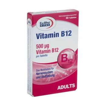 قرص ویتامین B12 یوروویتال 60 عدد